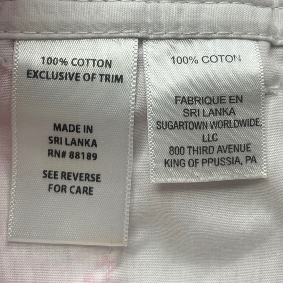 Lilly Pulitzer Callahan Shorts Pink Floral Print‎ Cotton Blend Size 00 - Picture 4 of 6